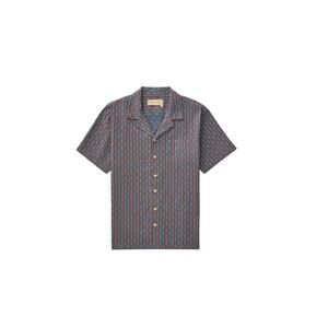 NEW ROAD TO NOWHERE men's fez shirt in sardinia blue